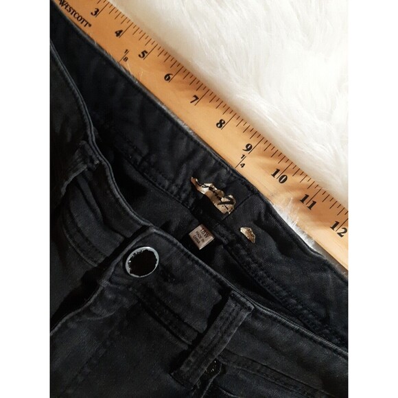 Seven7 Women's 18W Black Stretch Tummyless Straight Leg Denim Jeans - Picture 7 of 9